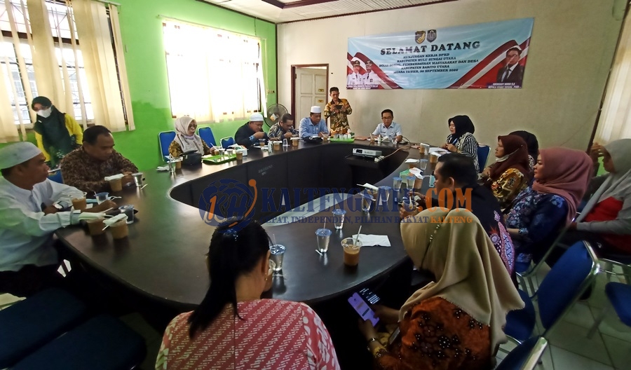 Dinas Sosial PMD Barito Utara Terima Kunjungan Kerja Komisi II DPRD HSU
