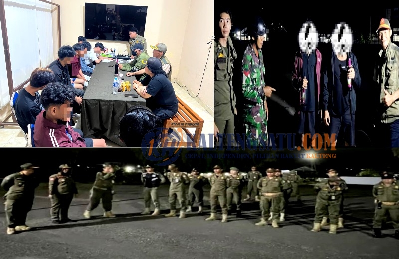 Satpol PP Barito Utara Amankan Pelajar dan Pemuda dalam Patroli Trantibumlinmas