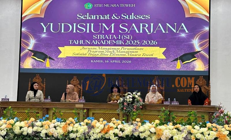 45 Mahasiswa STIE Muara Teweh Resmi Yudisium, Tekankan Rendah Hati dan Perjuangan Berkelanjutan