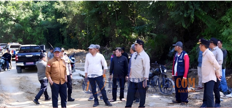 Bupati H Shalahuddin Tinjau Jembatan Lahei dan Jalan Malawaken, Pastikan Pembangunan Tepat Sasaran