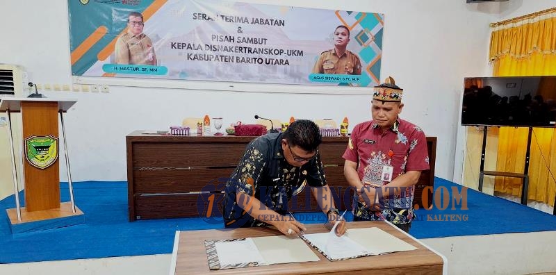 Agus Siswadi Siap Jalankan Amanah Baru di Dinas Nakertranskop UKM Barito Utara