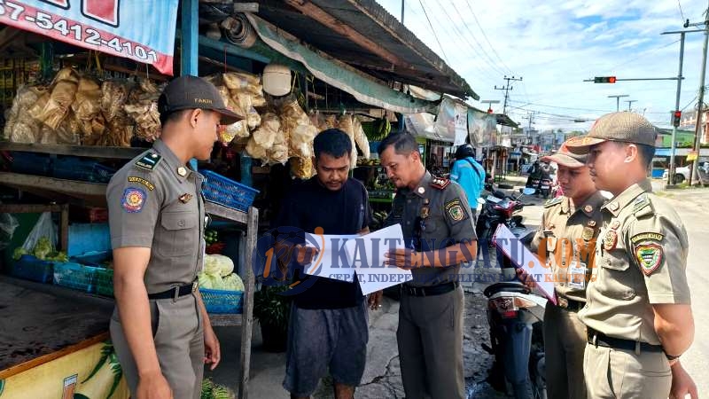 Satpol PP Barut Sosialisasikan Perda, Pedagang Minta Penegakan Aturan Tanpa Tebang Pilih