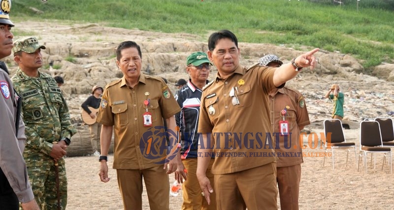 Bupati Shalahuddin Tinjau “Gosong” Sungai Barito, Destinasi Wisata