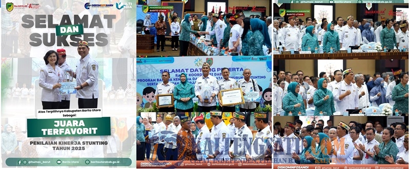 Barito Utara Borong Tiga Penghargaan di Rakorda Bangga Kencana Kalteng 2026