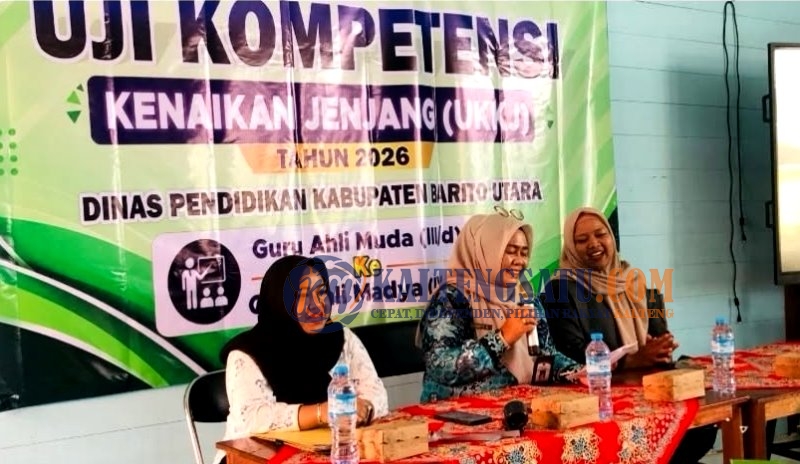44 Guru Barito Utara Ikuti UKKJ, Disdik Tekankan Integritas dan Profesionalisme