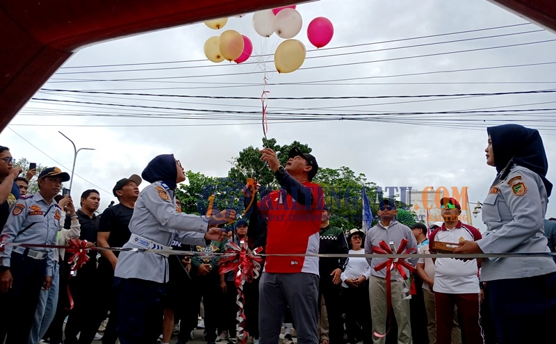 Bupati Shalahuddin Launching Muara Teweh Car Free Day, Dorong Gaya Hidup Sehat dan Pengembangan UMKM