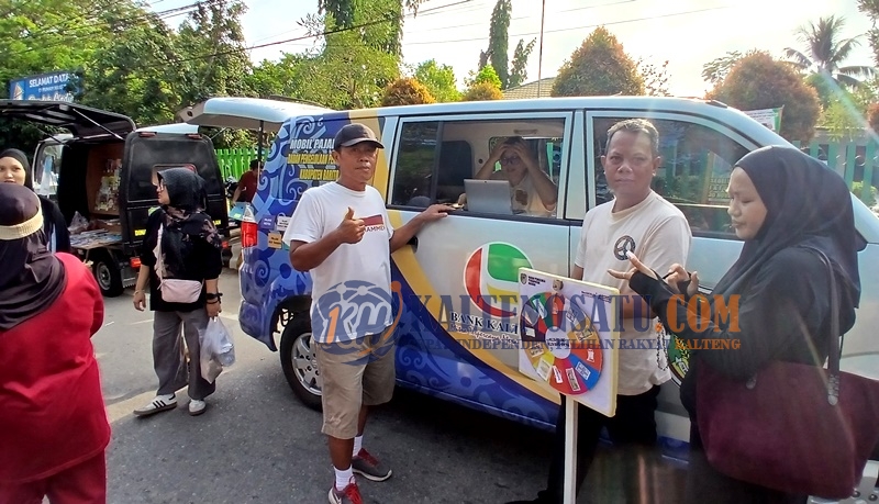 BPPD Barito Utara Hadir di Car Free Day, Permudah Masyarakat Bayar PBB-P2
