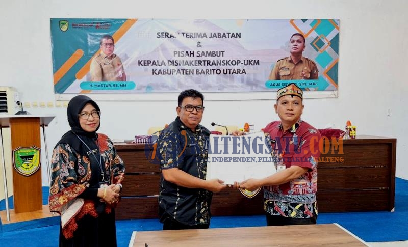 Mastur Pamit dari Dinas Nakertranskop UKM Barito Utara, Ungkap Capaian Penurunan Pengangguran