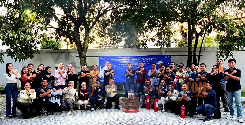 Perkuat Kesiapsiagaan Darurat, BRI Muara Teweh Gelar Simulasi Evakuasi dan Penanggulangan Kebakaran