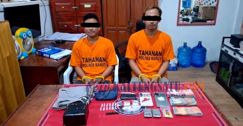 Satresnarkoba Polres Barito Utara Ungkap Kasus Sabu 12,86 Gram, Dua Pelaku Diamankan
