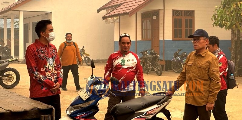 Dinas Pendidikan Barito Utara Monitoring Sarpras Sekolah di Lahei Barat