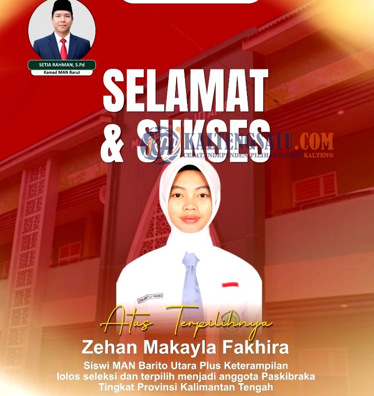  Siswi MAN Barito Utara Ukir Prestasi, Lolos Paskibraka Tingkat Provinsi Kalimantan Tengah
