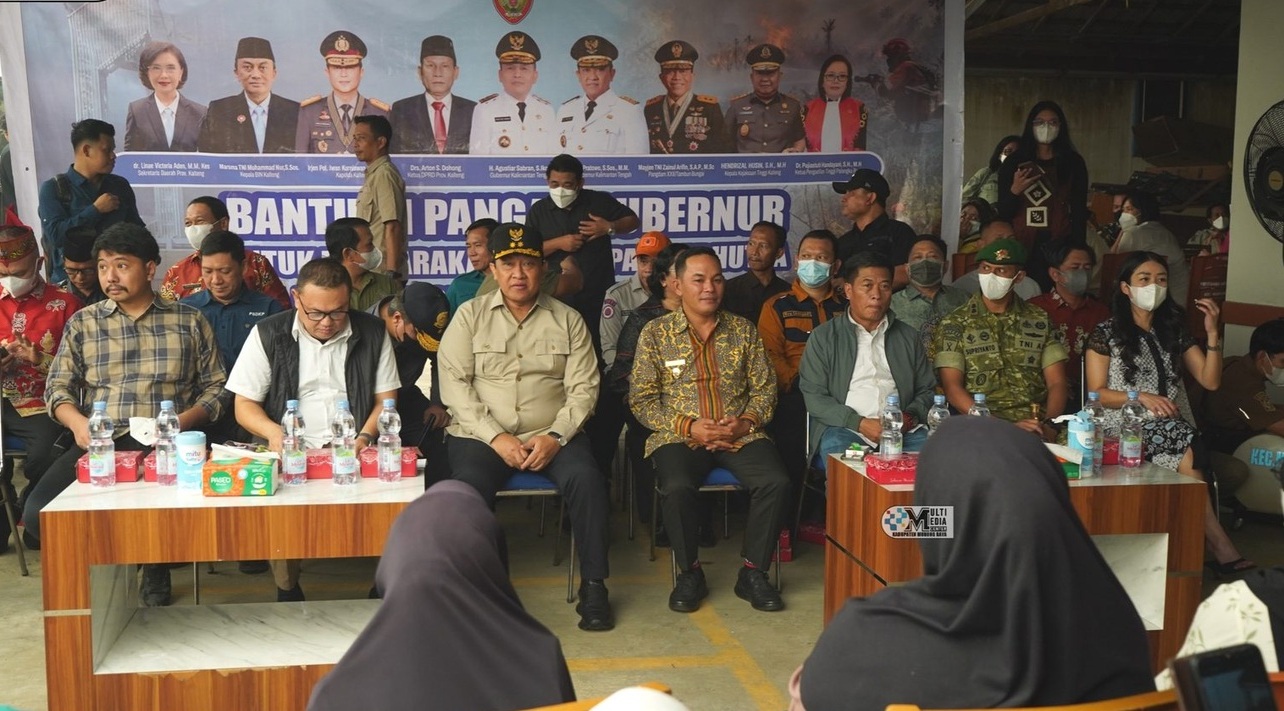 Karhutla dan Asap, Pemprov Kalteng Salurkan Sembako, Masker dan Vitamin ke Mura