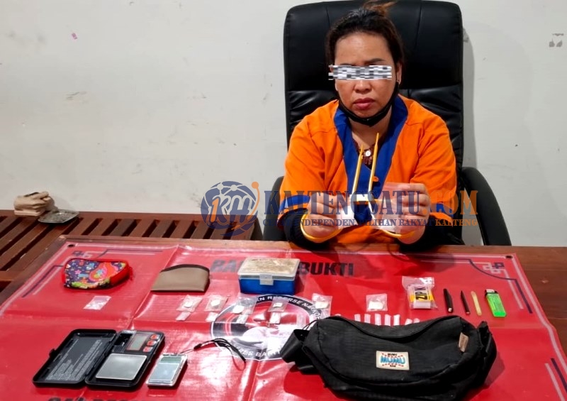 Polres Barut Ungkap Peredaran Sabu di Bukit Sawit, Perempuan Diamankan dengan 10,37 Gram Barbuk