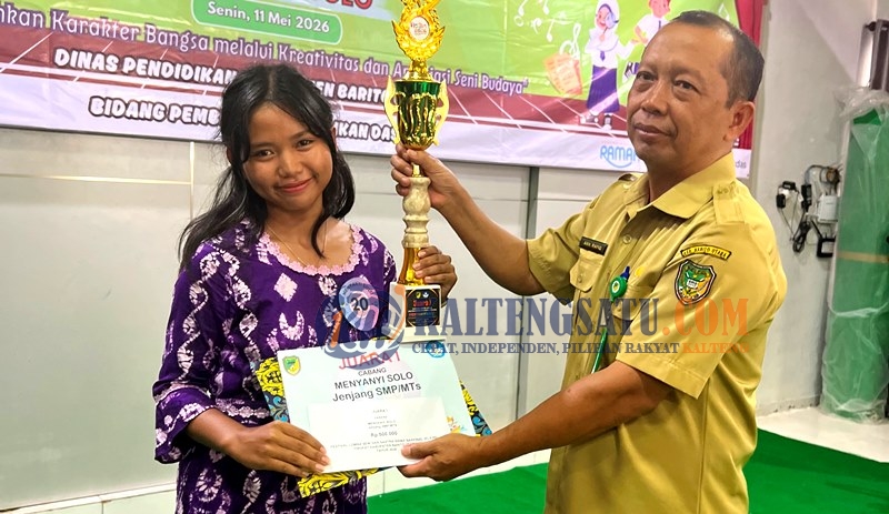 Siswi SMPN 1 Wakili Kalteng di FLS3N Nasional: Bukti Kualitas Pendidik