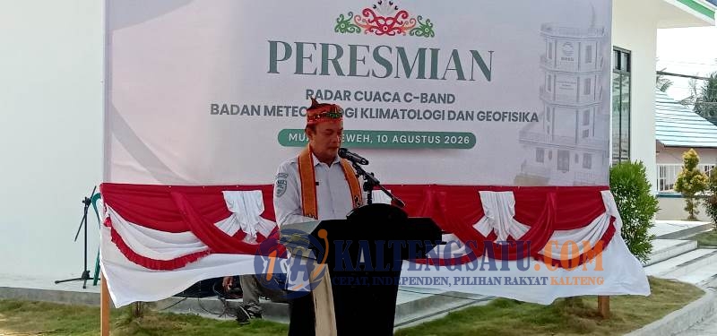 Radar Cuaca C-Band Muara Teweh Resmi Beroperasi, Kabal III: Perkuat Observasi Cuaca Kalteng
