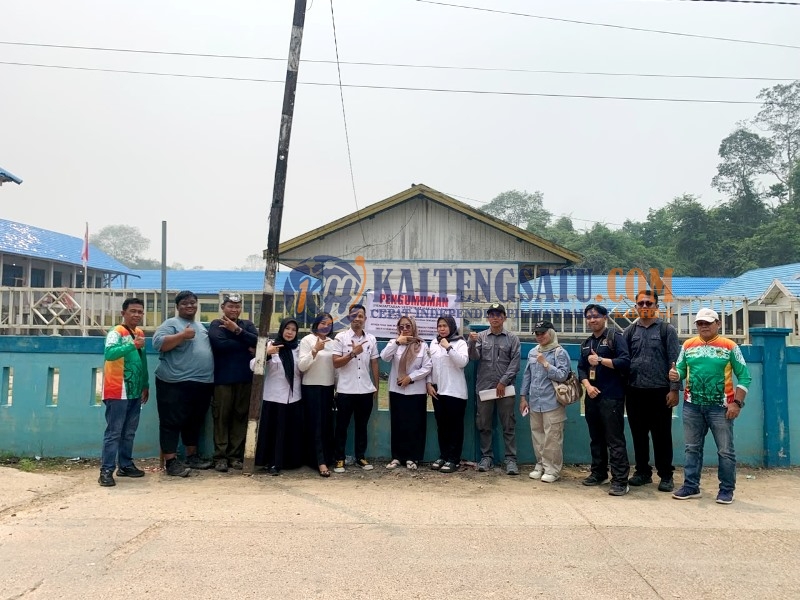 Kantor Pertanahan Barito Utara Laksanakan Pemeriksaan Tanah Panitia A untuk Hak Pakai SDN 1 Lemo