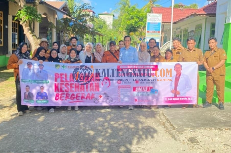 Semarak HUT ke 76 Barut, Dinkes Hadirkan Pelayanan Kesehatan Bergerak Gratis bagi Warga Kecamatan