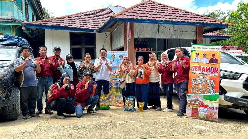 Gepamor On The Road Hadir di Desa Rahaden, DKPP Barito Utara Stabilkan Harga Pangan