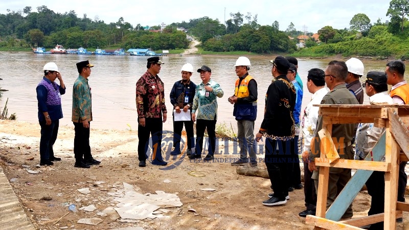Tinjau Sejumlah Proyek Strategis Dalam Kota Muara Teweh,Bupati Tekankan Kualitas dan Ketepatan Waktu