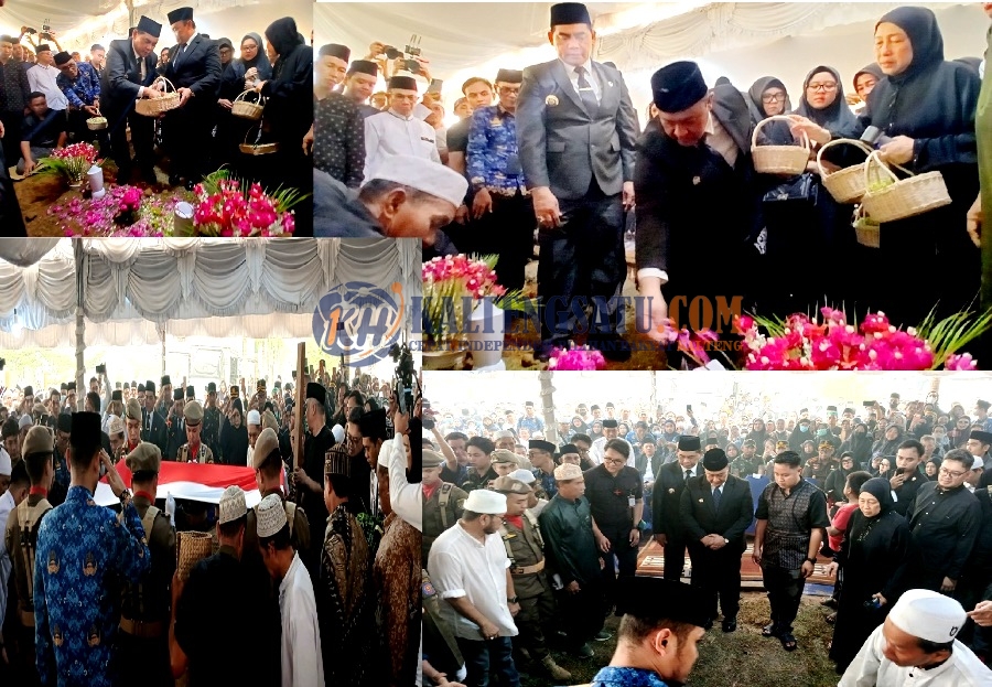Bupati Barito Utara H Shalahuddin Pimpin Penghormatan Terakhir untuk Almarhum H Nadalsyah Koyem