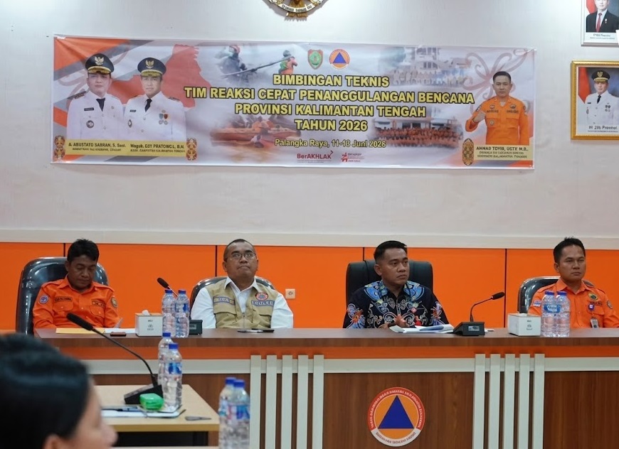 Pemprov Kalteng Perkuat Peran TRC Multisektor untuk Meningkatkan Respons Bencana