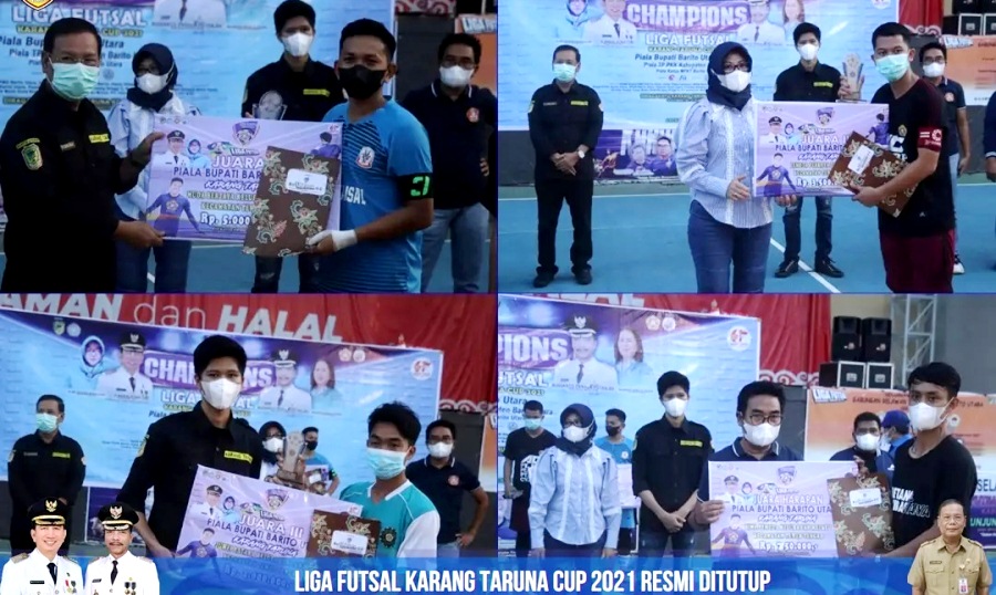 Karang Taruna Muda Berkarya Juara I Liga Futsal Karang Taruna Cup
