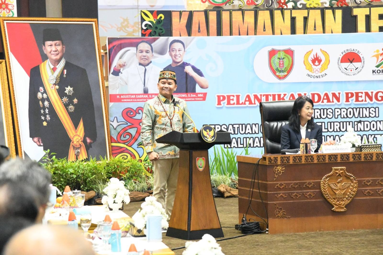 Agustiar Sabran Ingin PERGATSI Kalteng Hasilkan Atlet Berprestasi