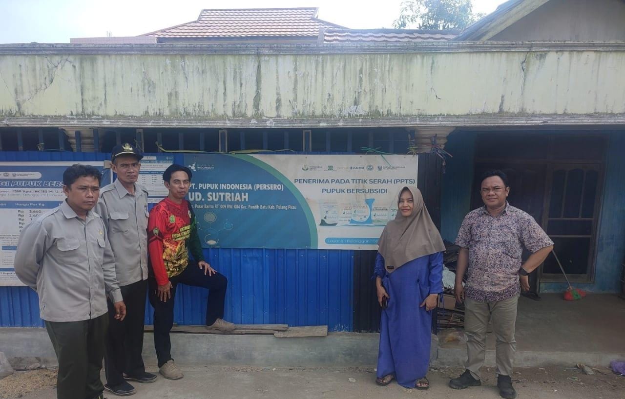 Sinergitas dan Pengawasan Dinas Pertanian Pulang Pisau Buat Petani Bah